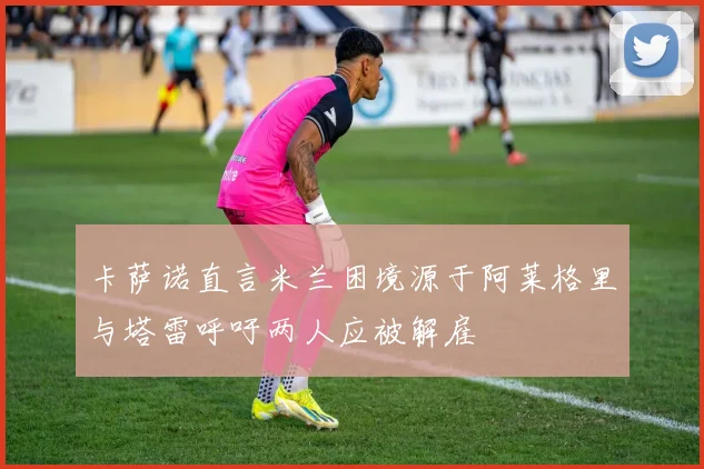 卡萨诺直言米兰困境源于阿莱格里与塔雷呼吁两人应被解雇